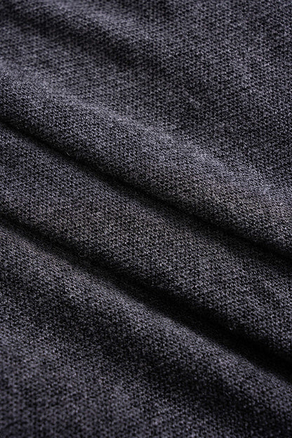 Crossed Ruched Long-Sleeve Top